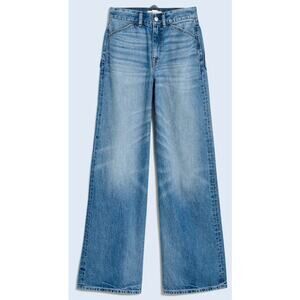 Madewell Super Wide Leg Kaihara Denim Sanborn Wash Jeans US Women's 23 New